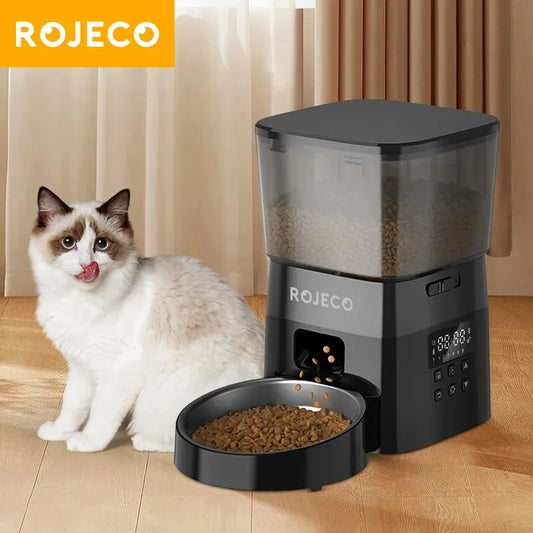 Alimentador automático para mascotas Rojeco