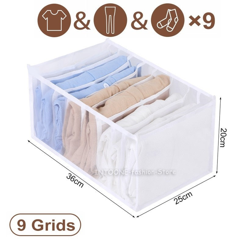 Organizador de armario para pantalones y jeans