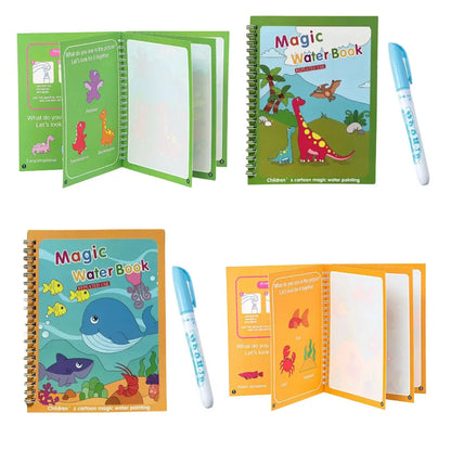 Libro mágico de agua para colorear