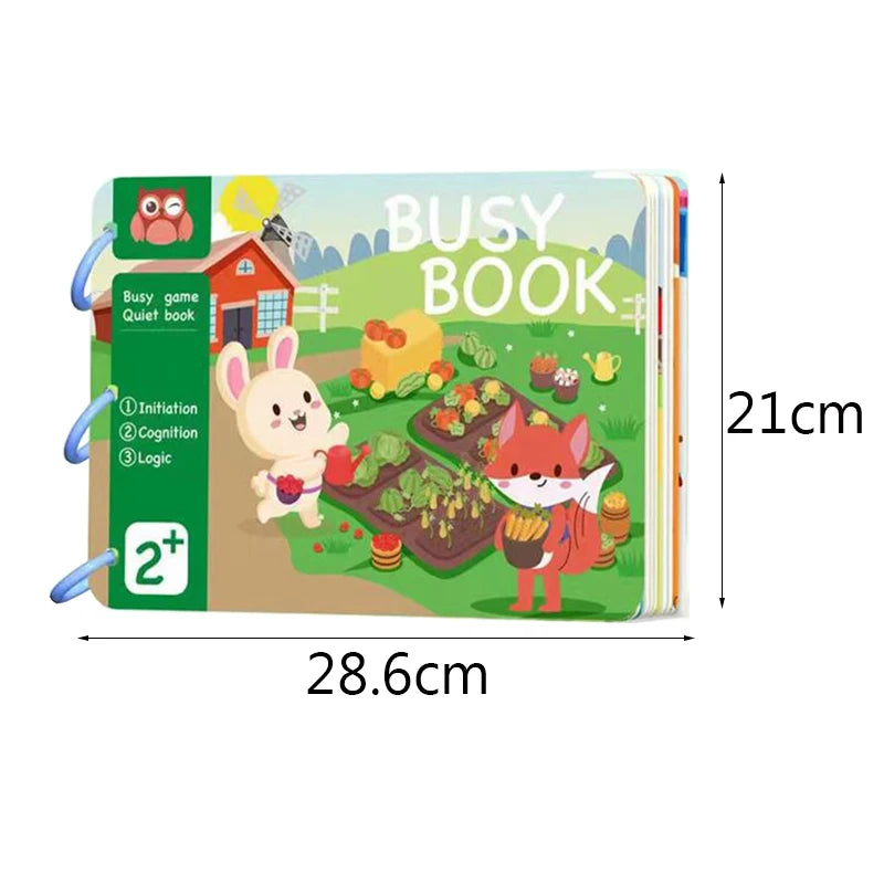 Libro de actividades Montessori Baby Busy Book